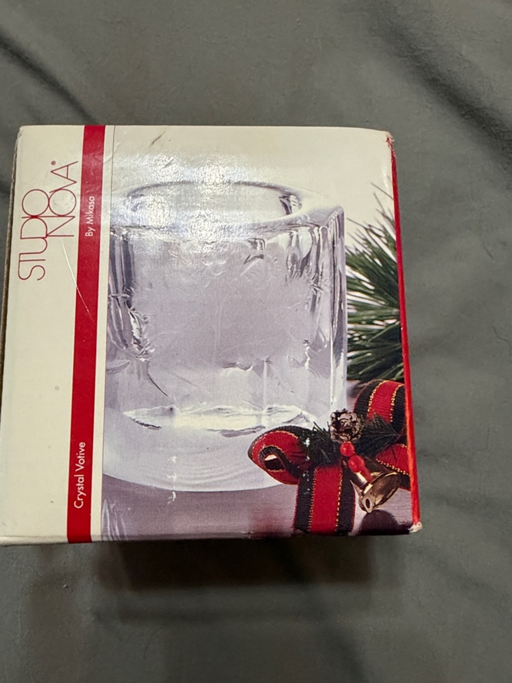 Studio Nova Clear Crystal Votive (Brand New)